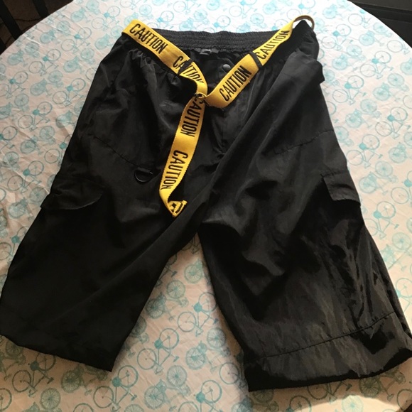 Forever 21 Caution Cargo Wind Joggers - Picture 2 of 4